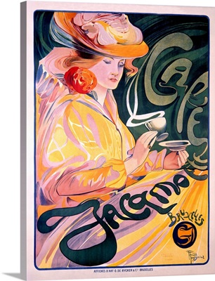 Jacqmotte Cafe, Vintage Poster