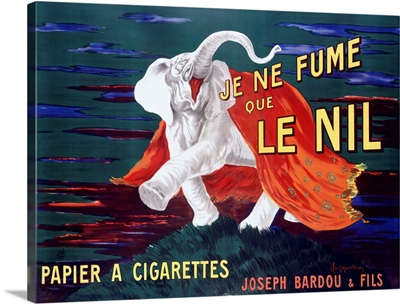 Je Ne Fume Le Nil Vintage Advertising Poster