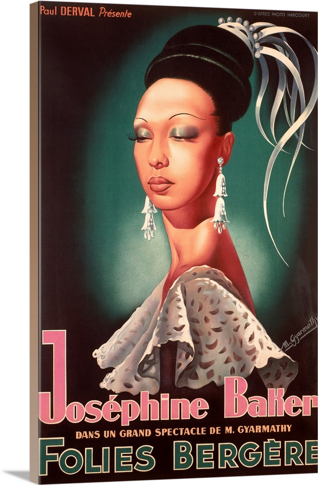 A luminous portrayal of Josephine Baker, the American-born French icon of the Jazz Age, created to promote one of her gran...