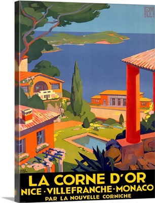 La Corne dOr, Vintage Poster