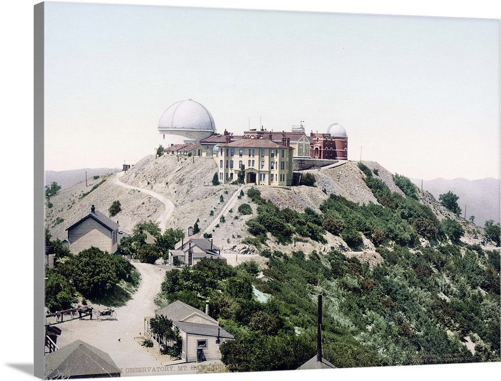 Lick Observatory Mt. Hamilton California Vintage Photograph