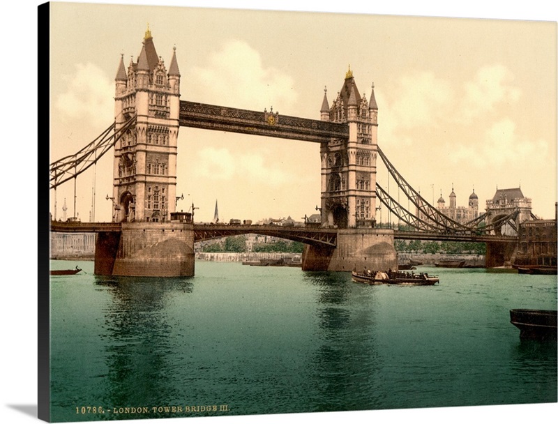 London Tower Bridge Wall Art, Canvas Prints, Framed Prints, Wall Peels