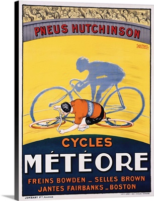 Meteor Bicycle Vintage Advertising Poster