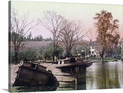 Morris and Essex Canal Mountain View New Jersey Vintage Photograph