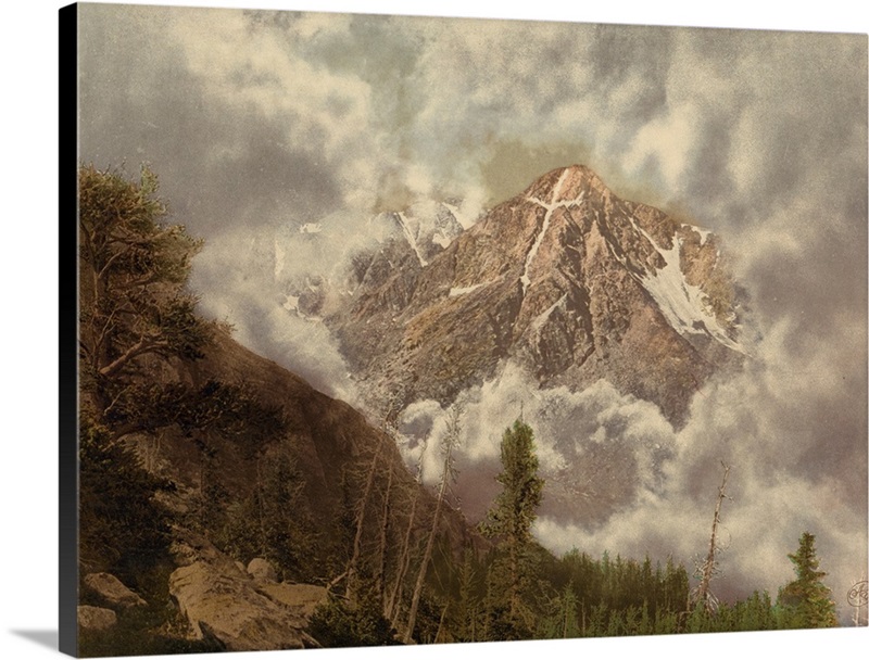 Mount Of The Holy Cross In The Clouds Great Big Canvas