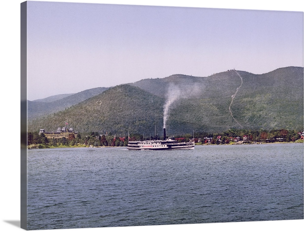 Mt. Prospect and Fort William Henry Hotel Lake George N.Y