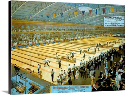 National Bowling Tournament At Madison Square Garden, 1900 image thumbnail