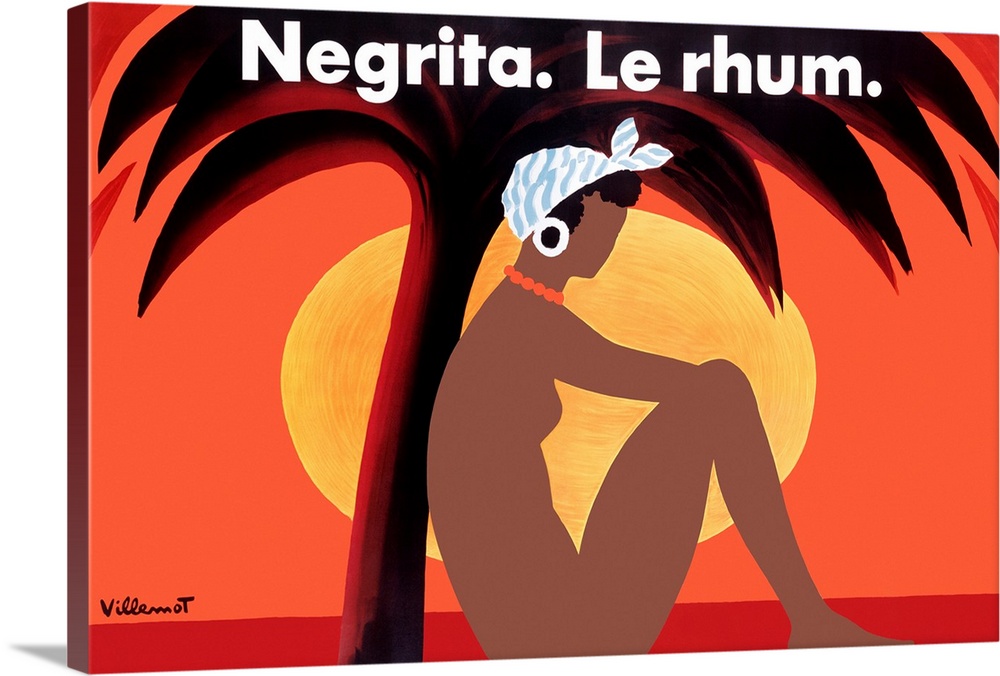 Negrita Le Rhum Vintage Advertising Poster