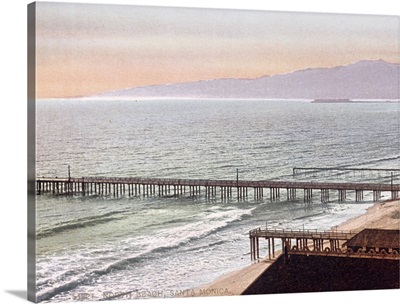 North Beach Santa Monica California Vintage Photograph