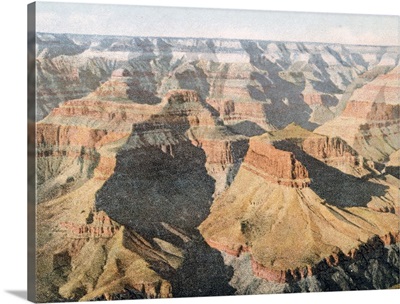 North from Pima Point Grand Canyon National Park Arizona Vintage Photograph