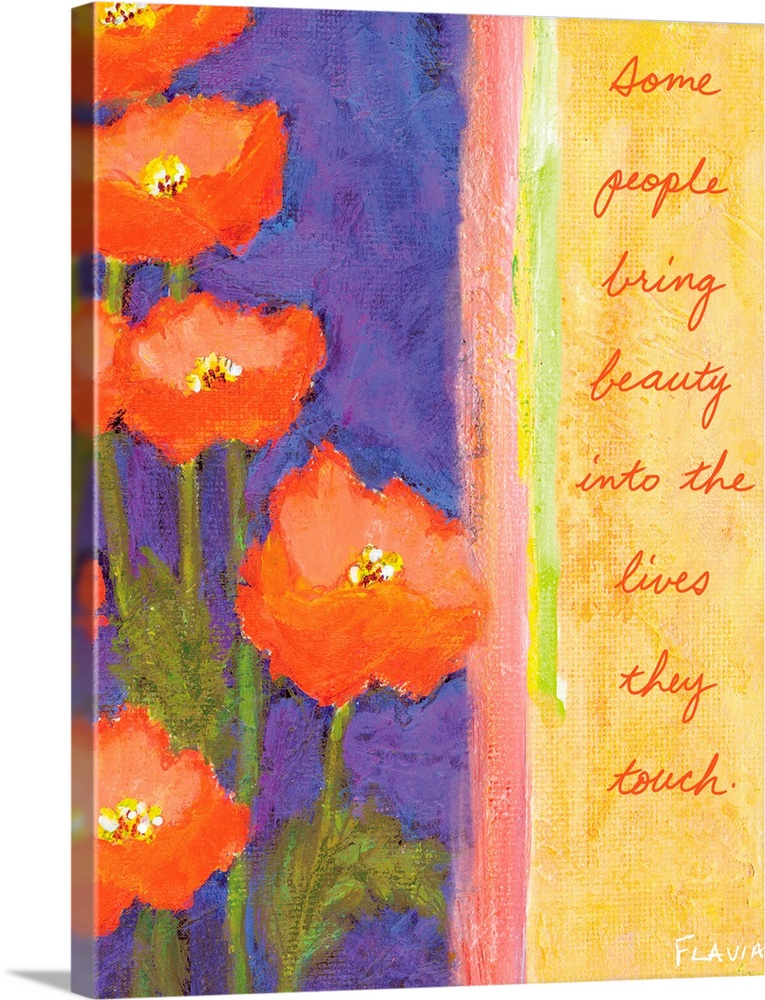 Poppies Inspirational Print
