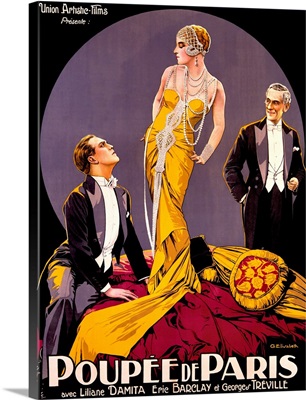 Poupee de Paris, Union Artistic Films, Vintage Poster, by Elisabeth