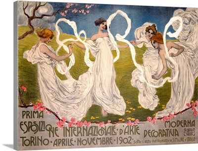 Prima Esposizione Internazionale dArte Decorativa Moderna, Vintage Poster