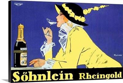 Sohnlein Rheingold, Vintage Poster, by Fritz Rumpf