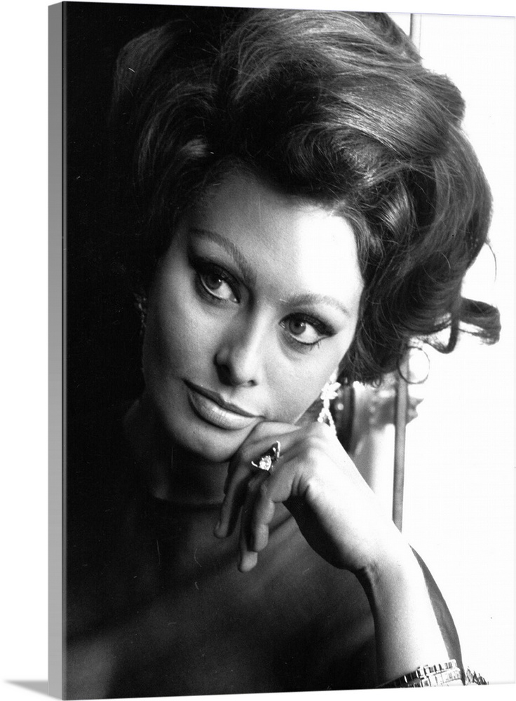Italian film actress, Sophia Loren at a photocall