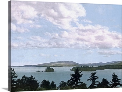 South from the Sagamore Green Island Lake George N.Y