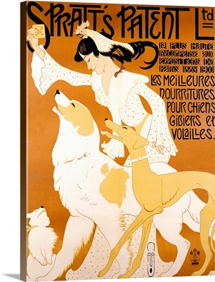Spratts Patent Ltd, Vintage Poster, by Auguste Roubille