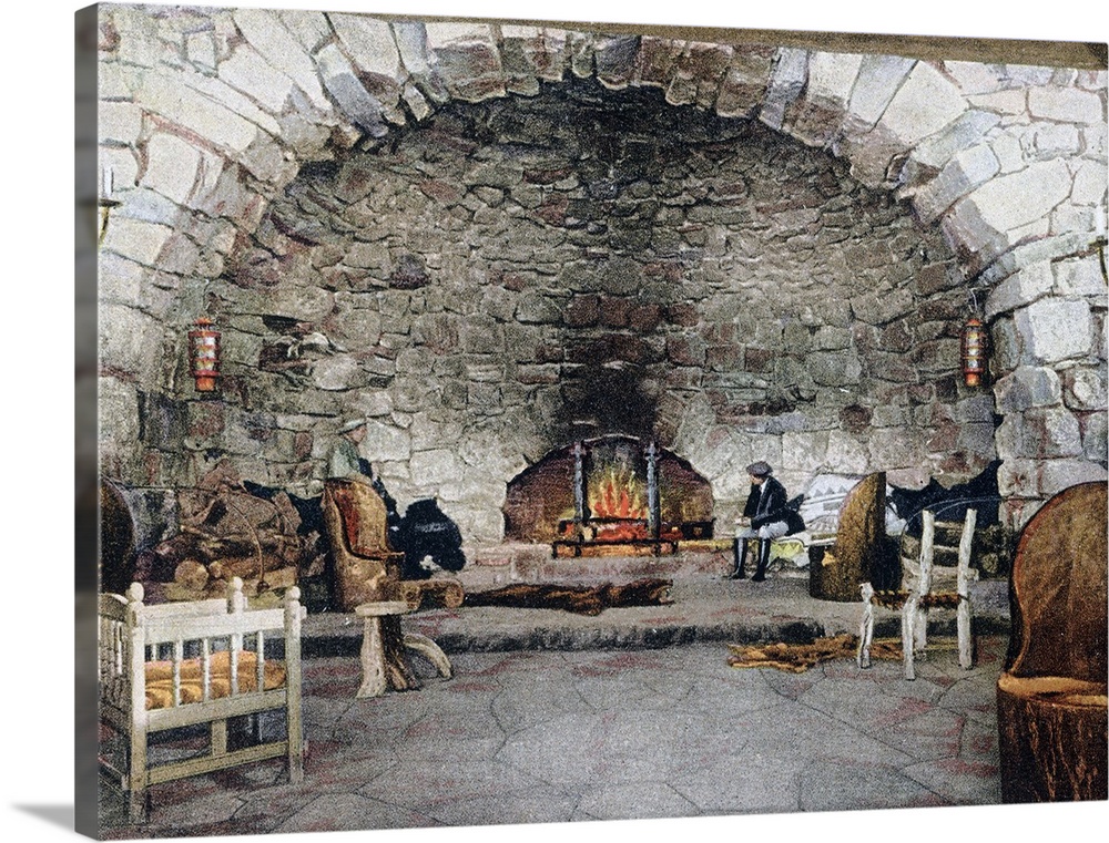 The Fire Place Hermits Rest Grand Canyon Arizona Vintage Photograph