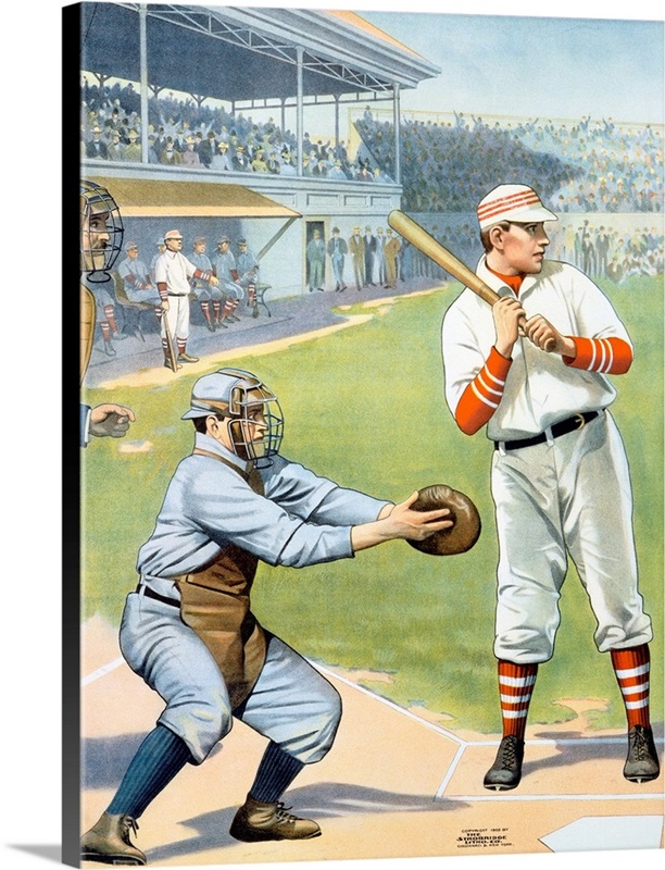 Baseball - Unframed 11 ¾ x 36” – History America
