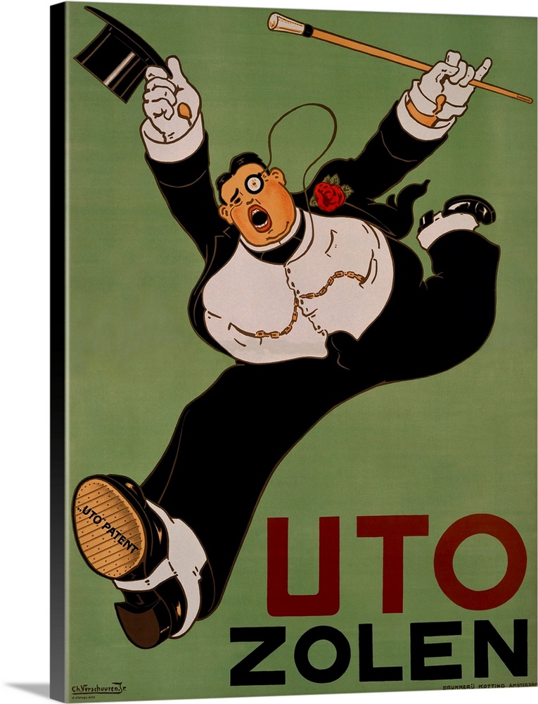 Vintage Poster, Uto Zolen Shoes