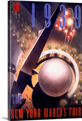 Worlds Fair, New York, 1939, Nembhard Culin, Vintage Poster