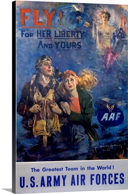 WWII Army Air Corps Recruiting Fly