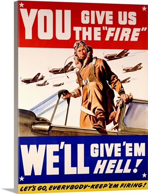 WWII US Air Corps 'Give Us The Fire'