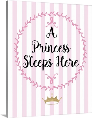 A Princess Sleeps Here
