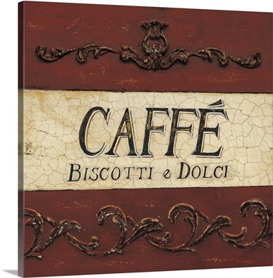 Caffe Biscotti Plaque