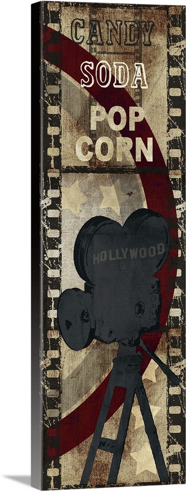 Hollywood inspired artwork perfect for any home theater.