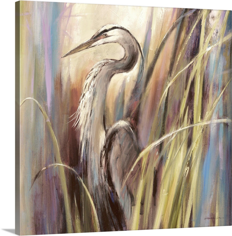 Coastal Heron Wall Art, Canvas Prints, Framed Prints, Wall Peels ...