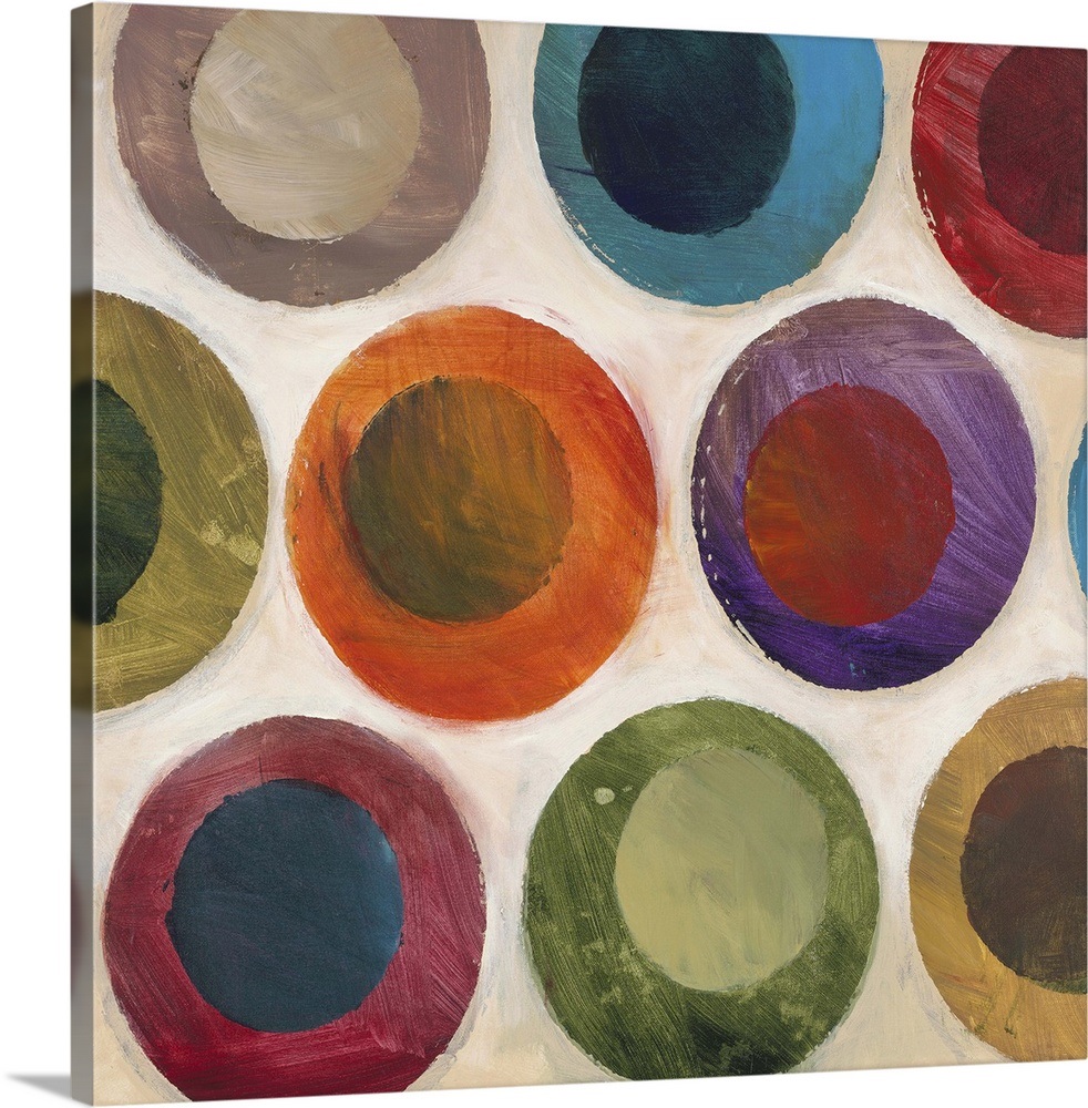 Cool Circles I Wall Art, Canvas Prints, Framed Prints, Wall Peels Great Big Canvas