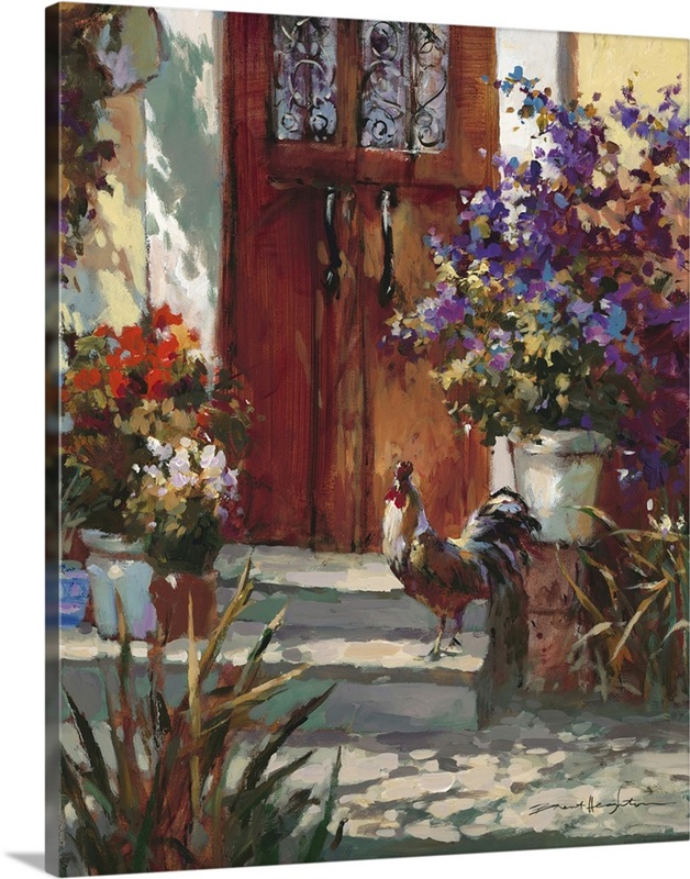 Cottage Rooster | Great Big Canvas
