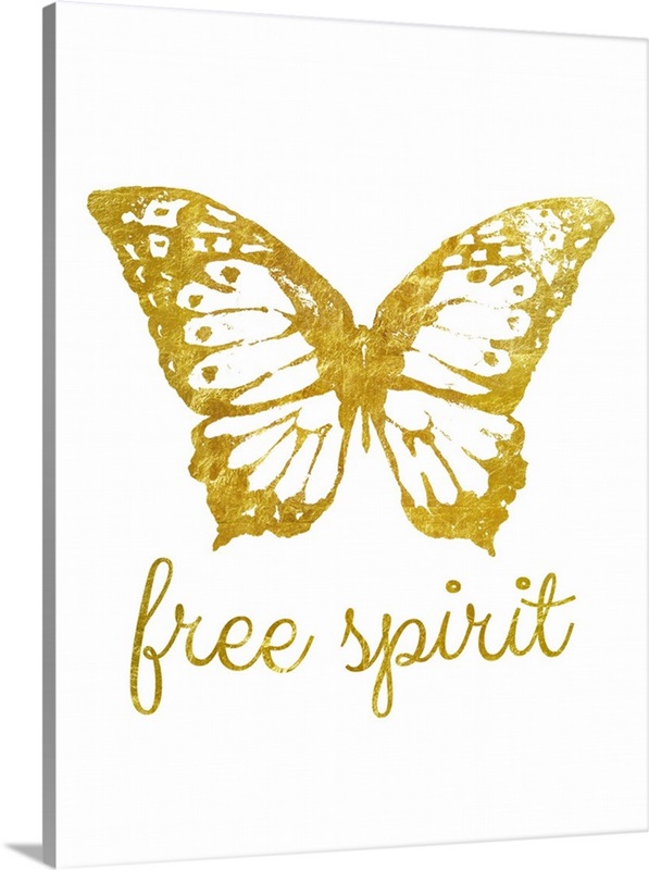 Free Spirit Butterfly Great Big Canvas