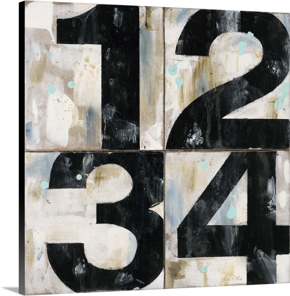 Industrial Chic Numbers