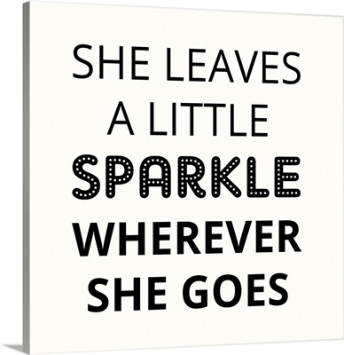She Leaves A Little Sparkle