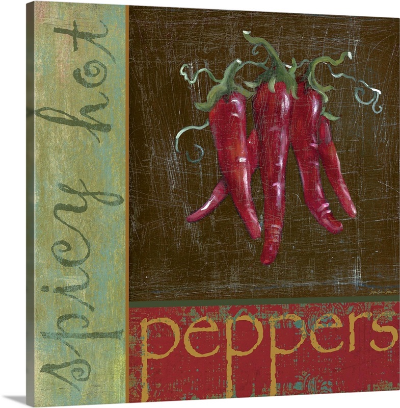 Spicy Hot Peppers | Great Big Canvas