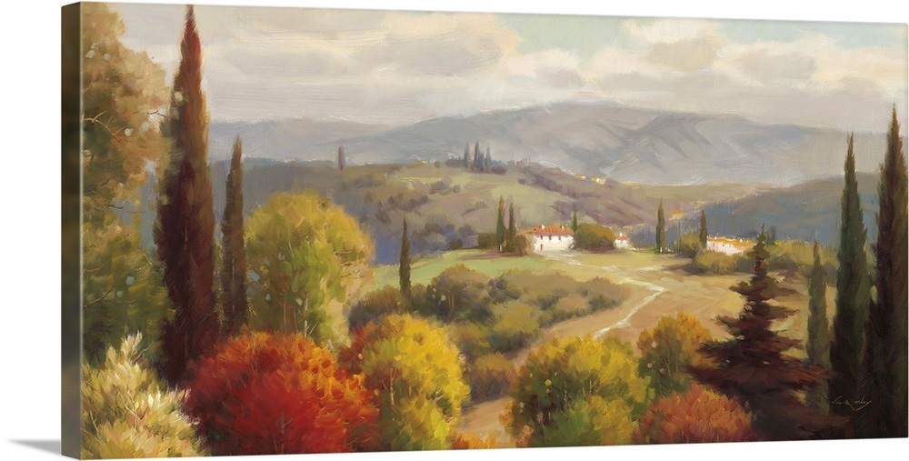 Tuscan Perspective Wall Art, Canvas Prints, Framed Prints, Wall Peels