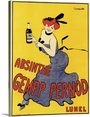 Absinthe Gempp Pernod - Vintage Advertisement