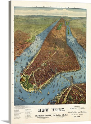 Aerial Map for Root and Tinker of New York