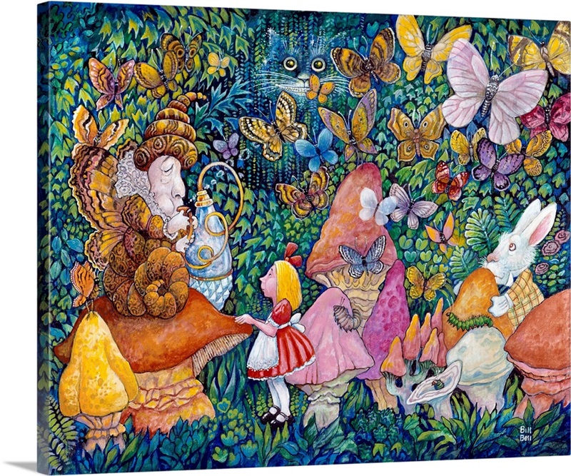 Alice And The Caterpillar | Great Big Canvas