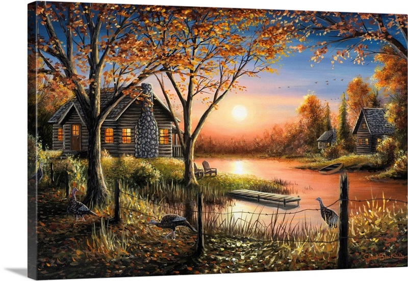 An Autumn Sunset | Great Big Canvas