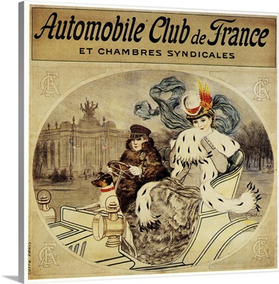 Auto Club France - Vintage Advertisement