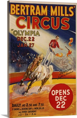 Bertram Mills Circus - Vintage Advertisement