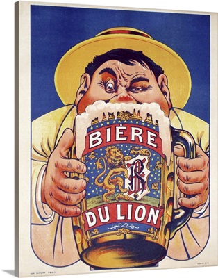 Biere du Lion - Vintage Beer Advertisement