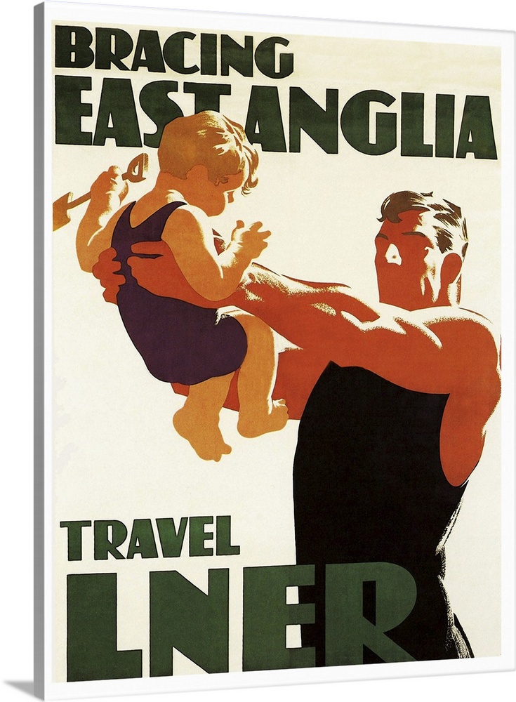 Vintage travel advertisement for a travel liner.