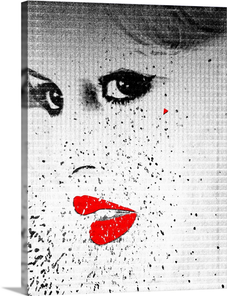 Bardot, red lips