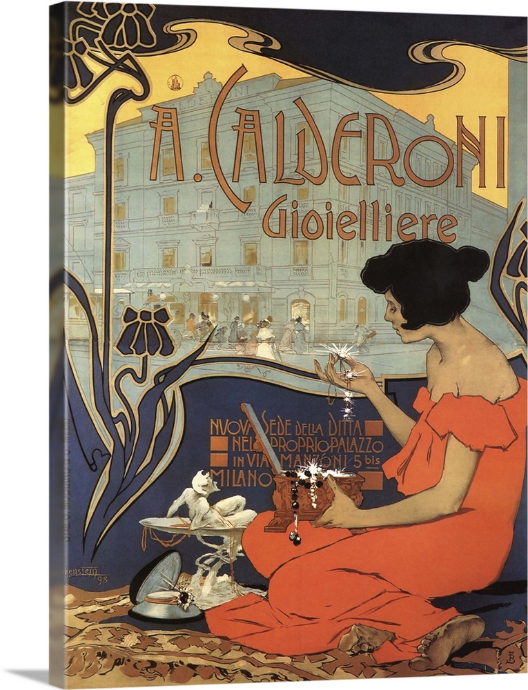 Calderoni - Vintage Jewelry Advertisement
