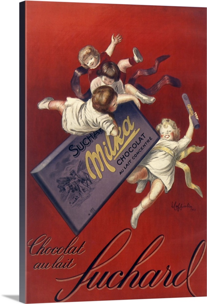 Vintage poster advertisement for Capp Suchard Red.