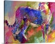 image thumbnail of Contemporary vibrant colorful painting of a cheetah.